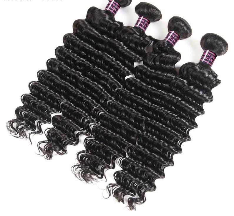 4 Malaysian Deep Wave Bundles - HDLace.com