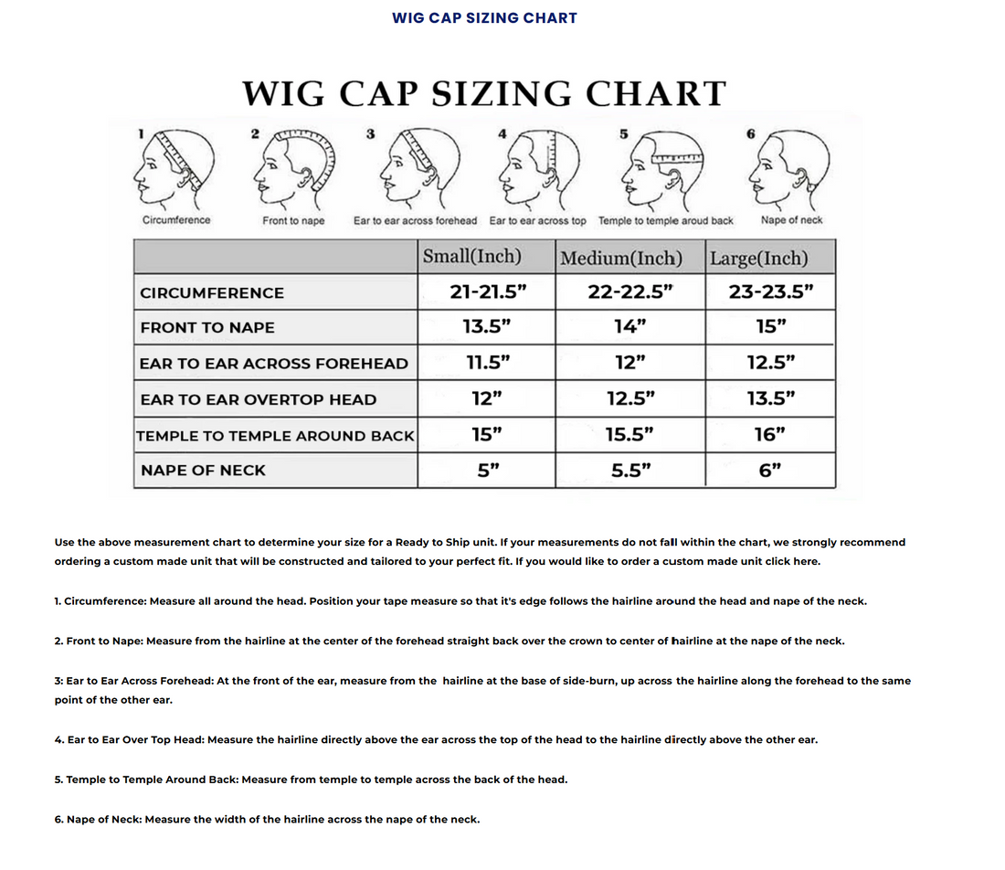 HD Lace Wig Sizing Guide: How to Choose the Right HD Lace Wig Cap Size