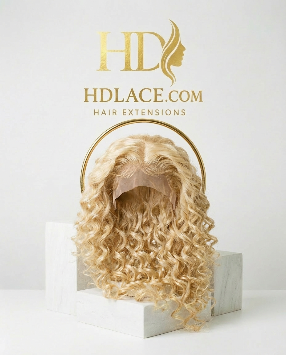 613 Blonde HD Lace Wig on a 4x4 Closure 250% Density