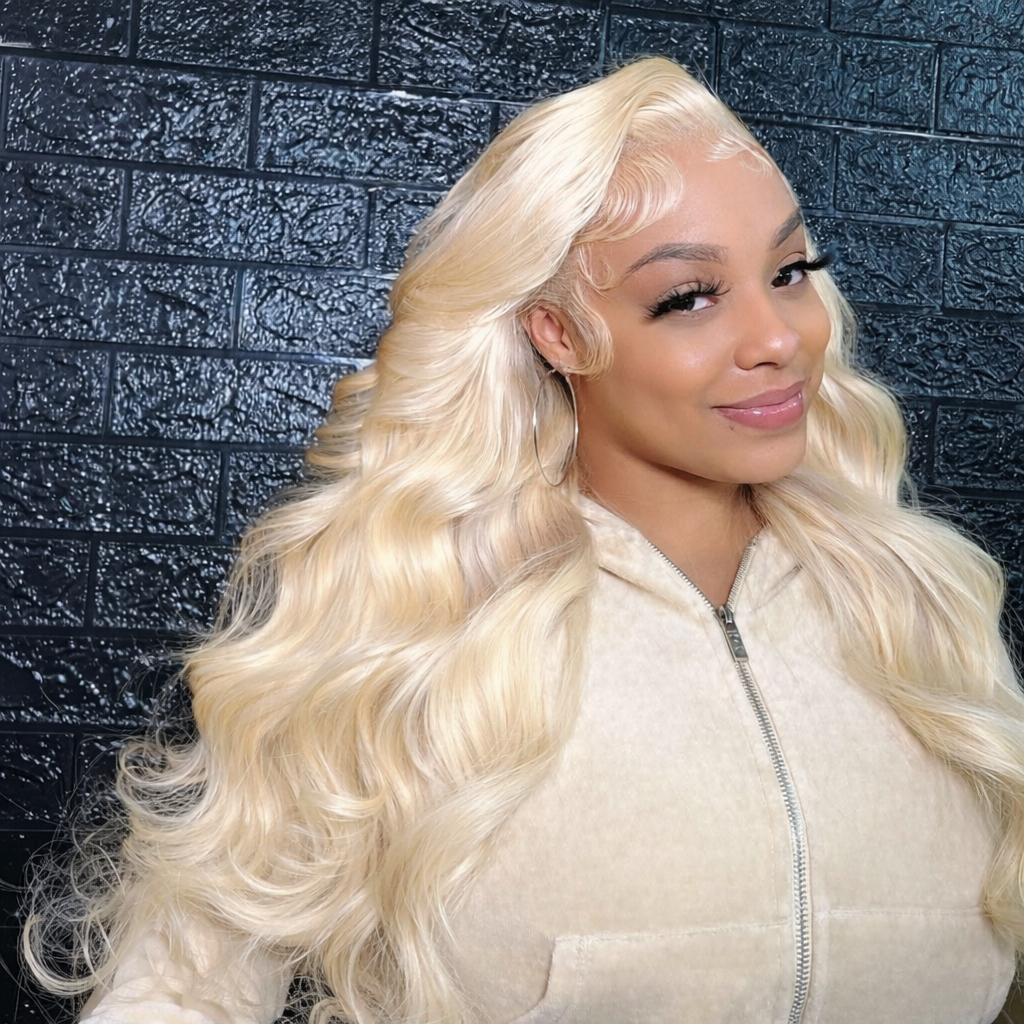 613 Blonde HD Lace Wig on a 13x6 Frontal 300% Density