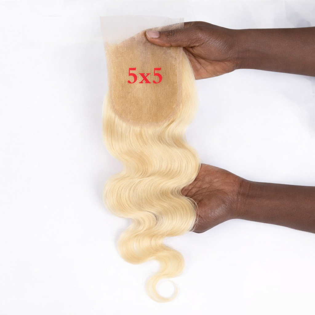 HD Lace Closure 5x5 613 Blonde