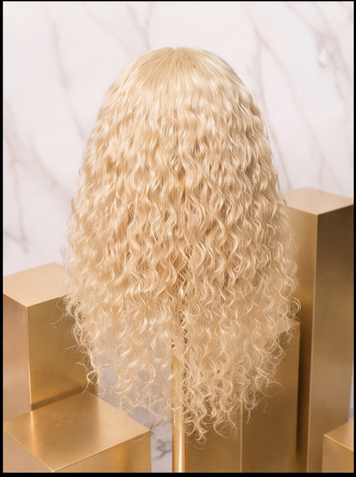 HD Full Lace Deep Wave Wig 613 Blonde - HDLace.com