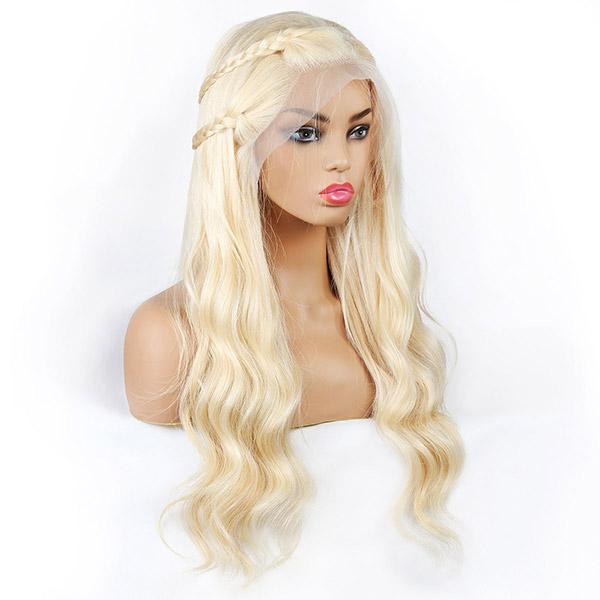 613 Blonde HD Lace Wig on a 4x4 Closure 250% Density