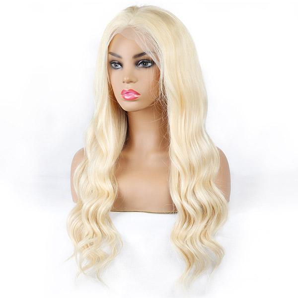 613 Blonde HD Lace Wig on a 4x4 Closure 300% Density