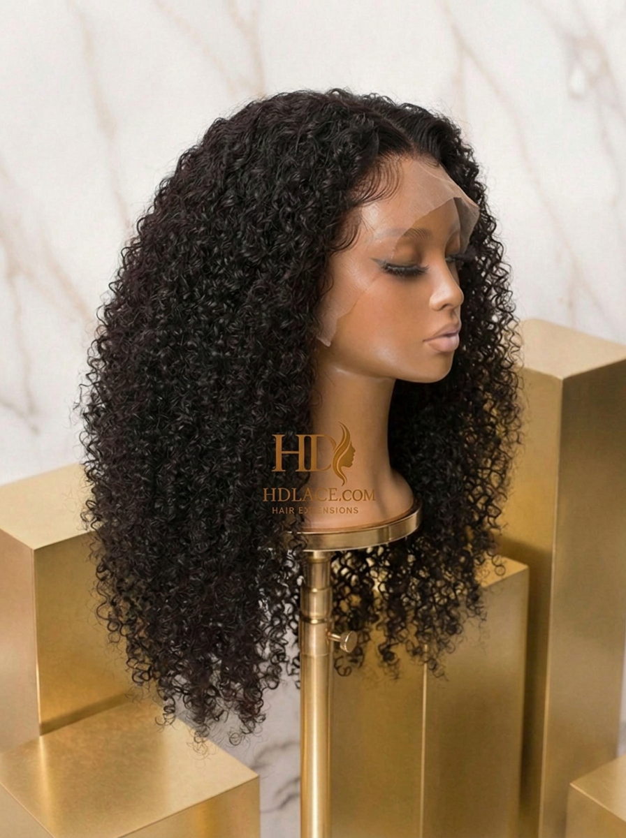 HD Full Lace Kinky Curly Wig