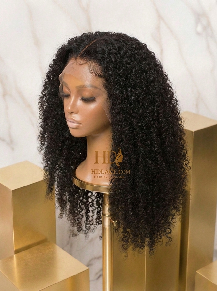 HD Full Lace Kinky Curly Wig