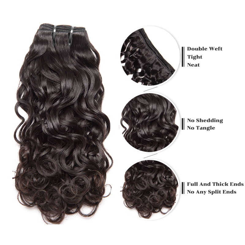 3 Malaysian Water Wave Bundles - HDLace.com