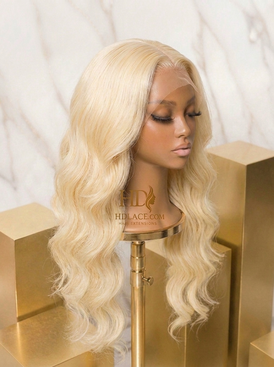 HD Full Lace Body Wave Wig 613 Blonde
