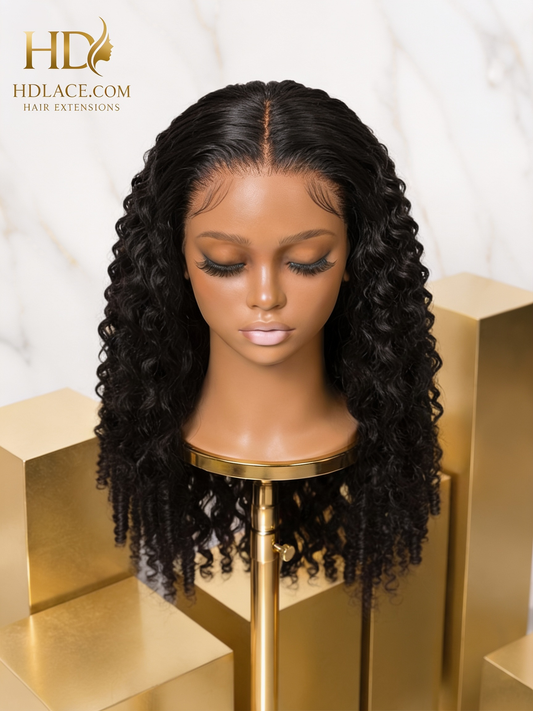 HD Lace Burmese Curly Frontal Wig- HDLace.com