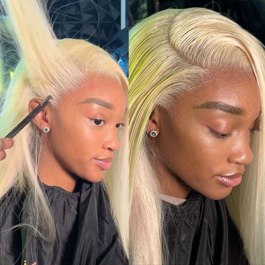 613 Blonde HD Lace Wig on a 6x6 Closure 250% Density