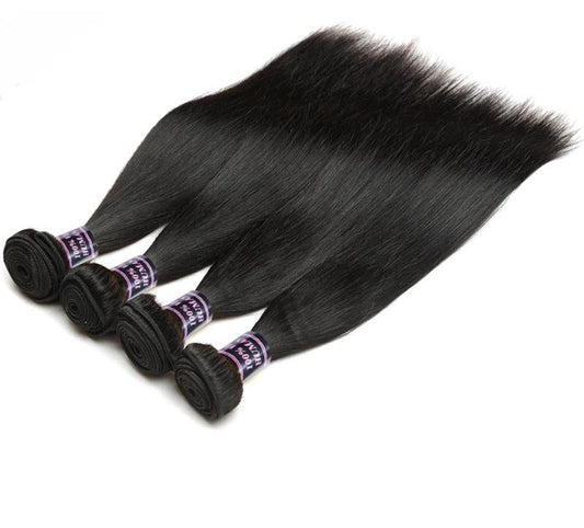 4 Malaysian Straight Hair Bundles - HDLace.com
