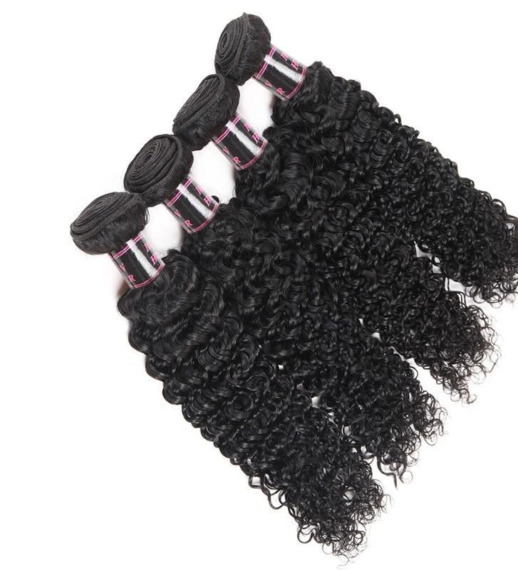 4 Malaysian Curly Hair Bundles - HDLace.com