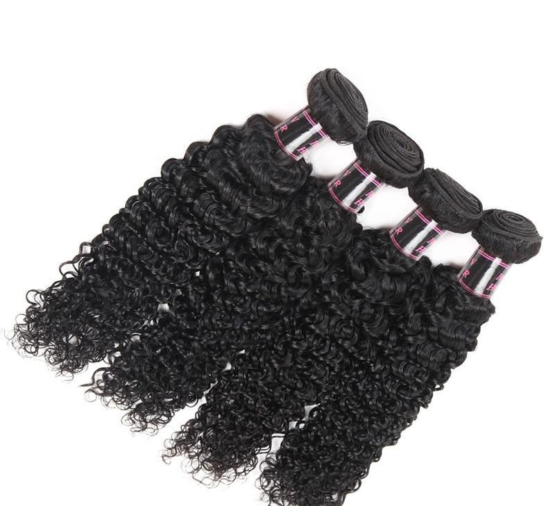 4 Brazilian Curly Bundles - HDLace.com