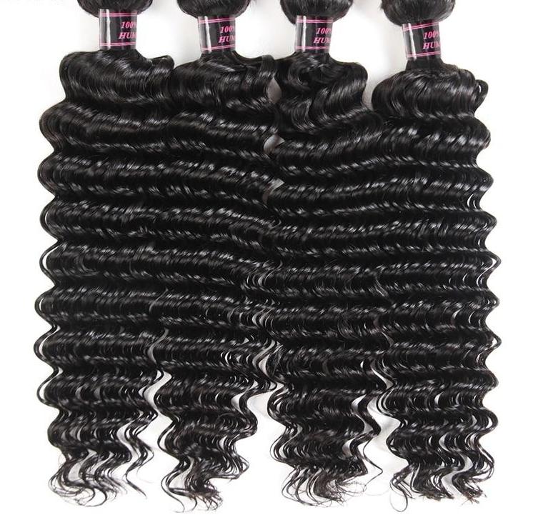 4 Brazilian Deep Wave Bundles - HDLace.com
