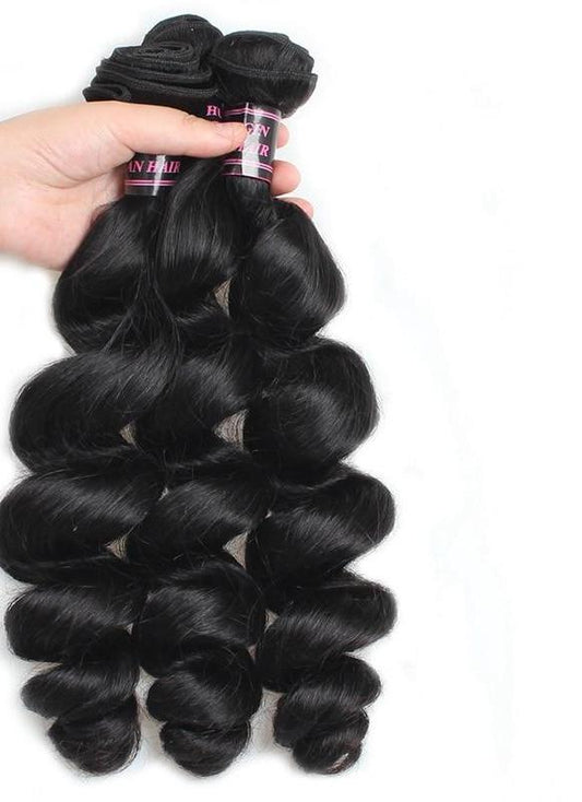 3 Indian Loose Wave Bundles - HDLace.com