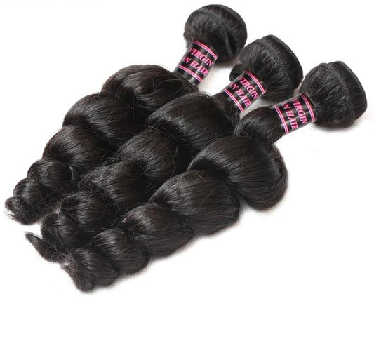 3 Malaysian Loose Wave Bundles - HDLace.com